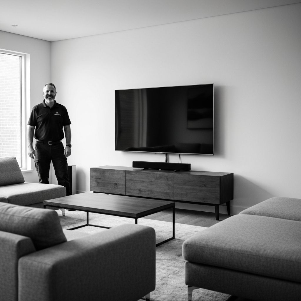 Professional TV installation and activation assistance